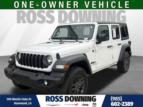 Bright White Clearcoat 2025 Jeep Wrangler Sport S