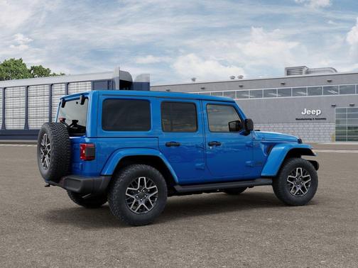 Hydro Blue Pearlcoat 2026 Jeep Wrangler 4-Door Sahara 4x4