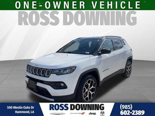 Bright White Clearcoat 2025 Jeep Compass Limited