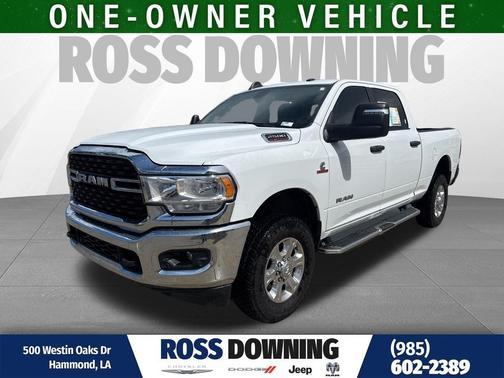 Bright White Clearcoat 2024 RAM 2500 Big Horn Crew Cab 4x4 6'4' Box