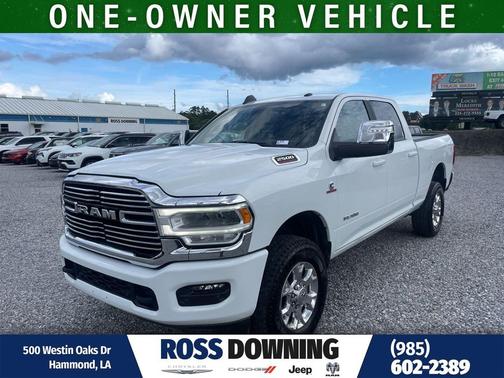 Bright White Clearcoat 2024 RAM 2500 Laramie Crew Cab 4x4 6'4' Box