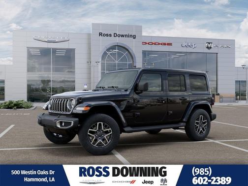 Black Clearcoat 2026 Jeep Wrangler 4-Door Sahara 4x4