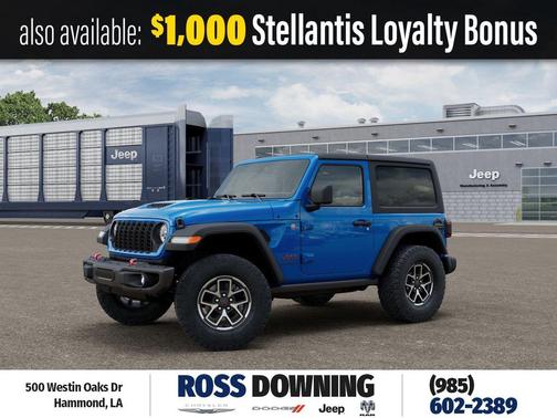 Hydro Blue Pearlcoat 2026 Jeep Wrangler Rubicon