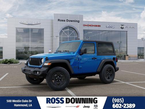 Hydro Blue Pearlcoat 2026 Jeep Wrangler Sport