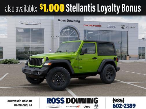 Mojito Clearcoat 2026 Jeep Wrangler Sport