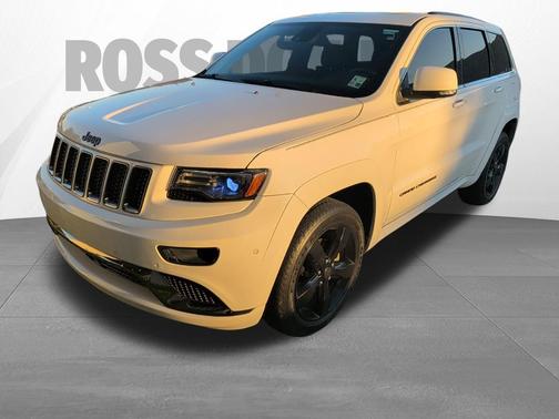 Bright White Clearcoat 2015 Jeep Grand Cherokee High Altitude