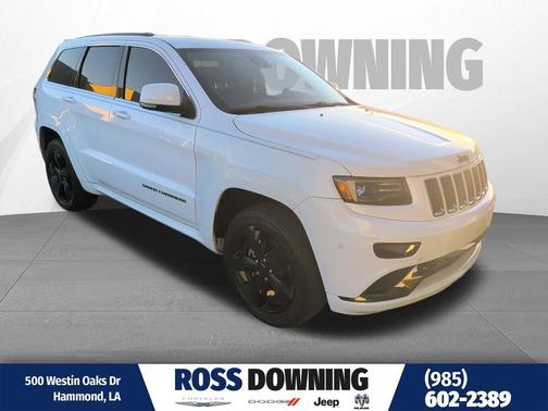 Bright White Clearcoat 2015 Jeep Grand Cherokee High Altitude