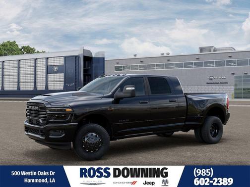 Diamond Black Crystal Pearlcoat 2026 RAM 3500 Laramie Mega Cab 4x4 6'4' Box