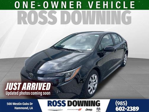Midnight Black Metallic 2025 Toyota Corolla LE