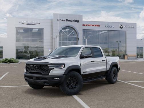 Bright White Clearcoat 2026 RAM 1500 RHO Crew Cab 4x4 5'7' Box