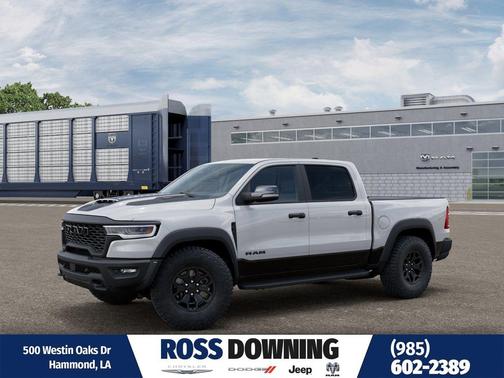 Bright White Clearcoat 2026 RAM 1500 RHO Crew Cab 4x4 5'7' Box