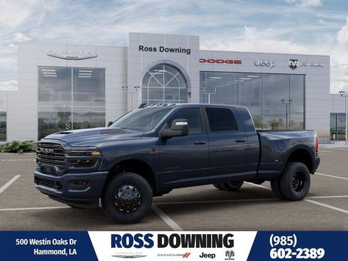 Forged Blue Metallic 2026 RAM 3500 Laramie Mega Cab 4x4 6'4' Box