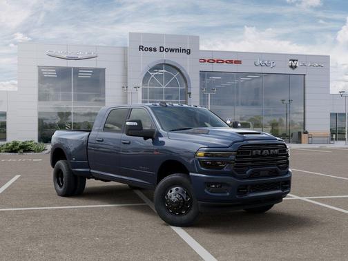 Forged Blue Metallic 2026 RAM 3500 Laramie Mega Cab 4x4 6'4' Box