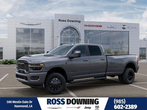 Ceramic Gray Clearcoat 2026 RAM 3500 Laramie Crew Cab 4x4 8' Box