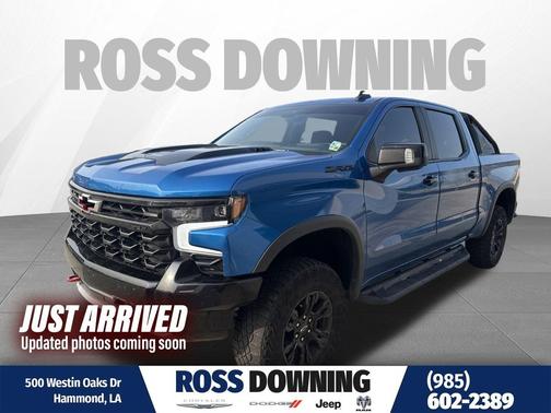Glacier Blue Metallic 2022 Chevrolet Silverado 1500 ZR2