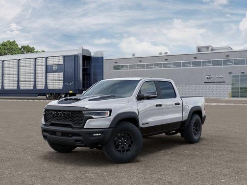 Bright White Clearcoat 2026 RAM 1500 RHO Crew Cab 4x4 5'7' Box