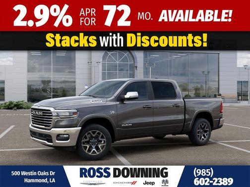 Granite Crystal Metallic Clearcoat 2026 RAM 1500 Laramie