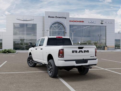 Bright White Clearcoat 2027 RAM 2500 Black Express