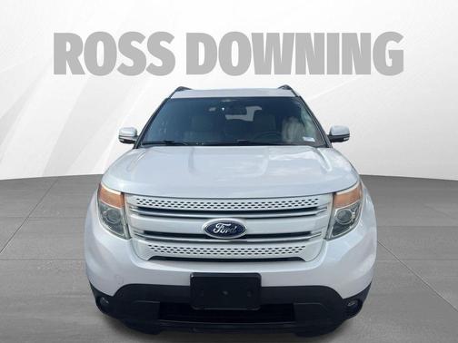 White Platinum Metallic Tri-Coat 2015 Ford Explorer Limited