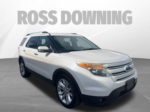 White Platinum Metallic Tri-Coat 2015 Ford Explorer Limited