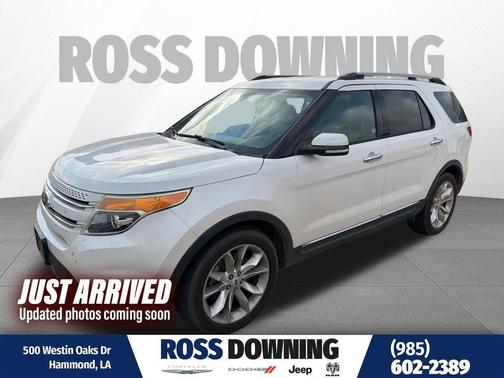 White Platinum Metallic Tri-Coat 2015 Ford Explorer Limited