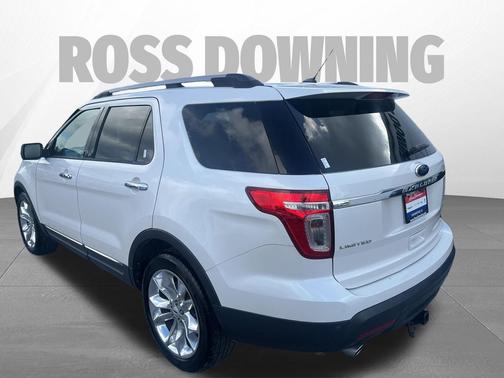 White Platinum Metallic Tri-Coat 2015 Ford Explorer Limited