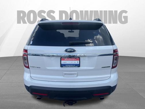 White Platinum Metallic Tri-Coat 2015 Ford Explorer Limited