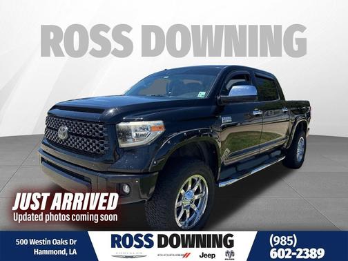 Midnight Black Metallic 2019 Toyota Tundra Platinum