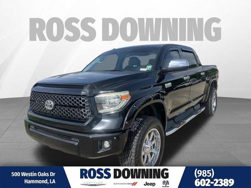 Midnight Black Metallic 2019 Toyota Tundra Platinum