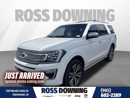 Star White Metallic Tri-Coat 2021 Ford Expedition Platinum