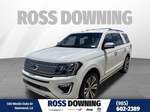 Star White Metallic Tri-Coat 2021 Ford Expedition Platinum