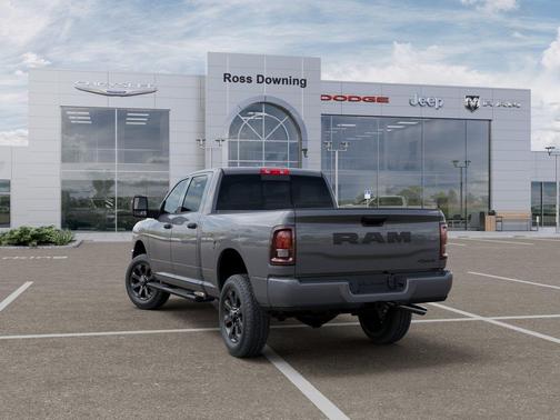 Ceramic Gray Clearcoat 2026 RAM 2500 Black Express Crew Cab 4x4 6'4' Box