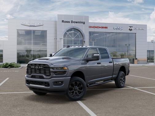 Ceramic Gray Clearcoat 2026 RAM 2500 Black Express Crew Cab 4x4 6'4' Box