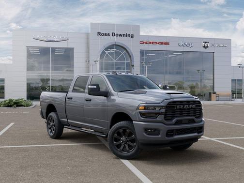Ceramic Gray Clearcoat 2026 RAM 2500 Black Express Crew Cab 4x4 6'4' Box