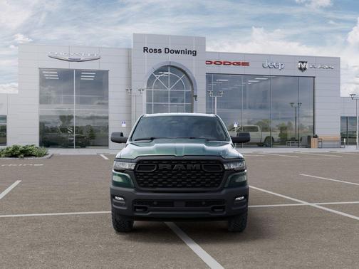 Serrano Green Metallic 2026 RAM 1500 Warlock Crew Cab 4x4 5'7' Box