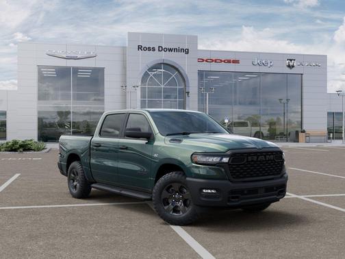 Serrano Green Metallic 2026 RAM 1500 Warlock Crew Cab 4x4 5'7' Box