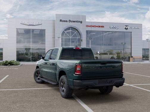 Serrano Green Metallic 2026 RAM 1500 Warlock Crew Cab 4x4 5'7' Box