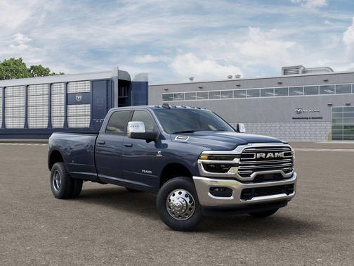 Forged Blue Metallic 2026 RAM 3500 Laramie Crew Cab 4x4 8' Box