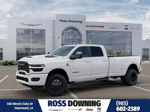 Bright White Clearcoat 2026 RAM 3500 Laramie Crew Cab 4x4 8' Box