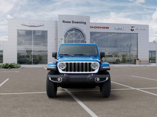 Hydro Blue Pearlcoat 2026 Jeep Wrangler 4-Door Sahara 4x4
