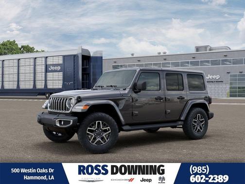 granite crystal metallic clearcoat 2026 Jeep Wrangler 4-Door Sahara 4x4