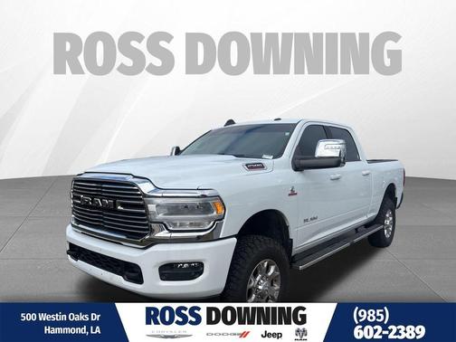 Bright White Clearcoat 2023 RAM 2500 Laramie Crew Cab 4x4 6'4' Box
