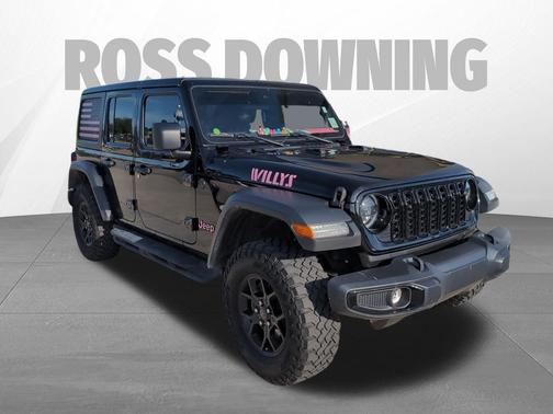 Black Clearcoat 2024 Jeep Wrangler Willys