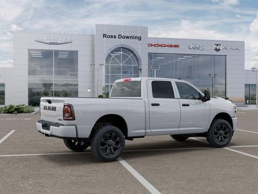 Bright White Clearcoat 2026 RAM 2500 Black Express Crew Cab 4x4 6'4' Box