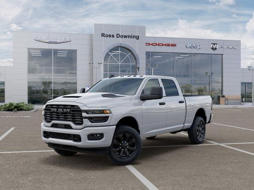 Bright White Clearcoat 2026 RAM 2500 Black Express Crew Cab 4x4 6'4' Box