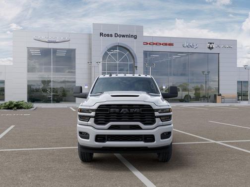 Bright White Clearcoat 2026 RAM 2500 Black Express Crew Cab 4x4 6'4' Box