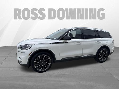 Pristine White Metallic Tri-Coat 2020 Lincoln Aviator Reserve AWD
