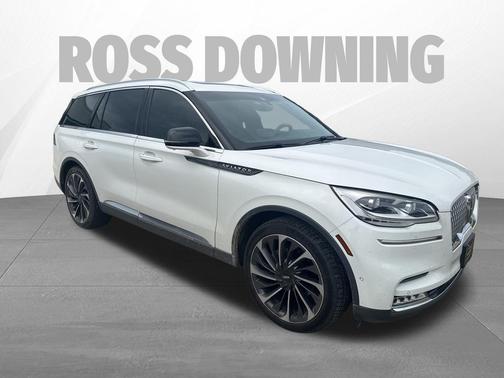 Pristine White Metallic Tri-Coat 2020 Lincoln Aviator Reserve AWD