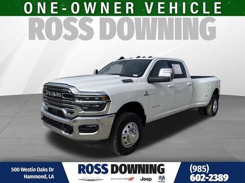 Bright White Clearcoat 2025 RAM 3500 Laramie Crew Cab 4x4 8' Box