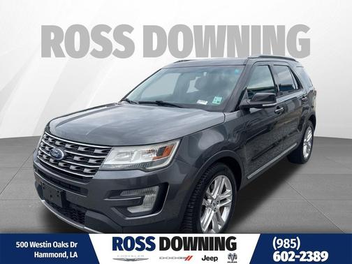 Gray 2016 Ford Explorer XLT